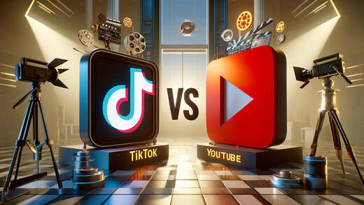 Tiktok vs. Youtube: Das epische Video-Duell um Werbe-Dollars geht in die nächste Runde.