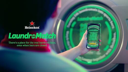 Heineken bringt die Champions League in koreanische Waschsalons.